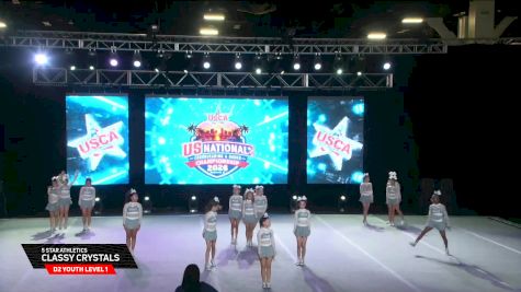 5 Star Athletics - Classy Crystals [2026 D2 Youth Level 1 Day 1] 2026 U.S. National Cheer & Dance Championship