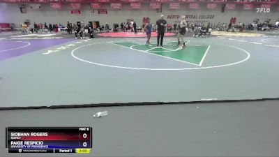 138 A Champ. Round 1 - Paige Respicio, University Of Providence vs Siobhan Rogers, Quincy