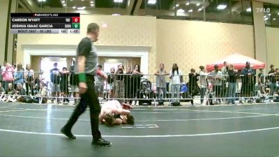 95 lbs Quarterfinal - Carson Wyatt, The Empire vs Joshua Isaac Garcia, Savage House WC