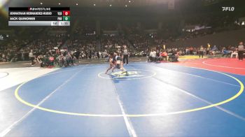 3A Boys 120 lbs Champ. Round 1 - Jack Quinones, Pleasant Hill Boys vs Johnathan Hernandez-Rubio, Yamhill-Carlton Boys