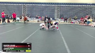 68 lbs Round 3 (6 Team) - Hunter Young, Terps East Coast Elite vs Chance Bush, Wolfpack WC