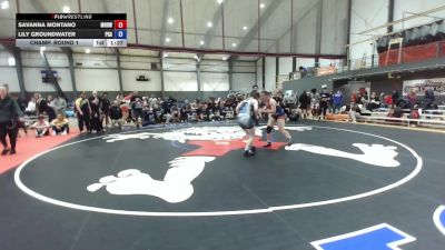 Champ. Round 1 - Savanna Montano, Mat Rats Rebooted Wrestling vs Lily Groundwater, Pioneer Grappling Academy