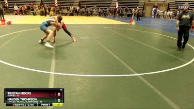 160 lbs Finals (8 Team) - HAYDEN THOMPSON, STMA (St. Michael/Albertville) vs Tristan Moore, Staples