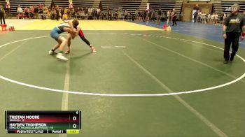 160 lbs Finals (8 Team) - HAYDEN THOMPSON, STMA (St. Michael/Albertville) vs Tristan Moore, Staples