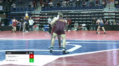 174 lbs Semifinal - Tyler Stoltzfus, Lock Haven vs Mason Alessio, Central Michigan