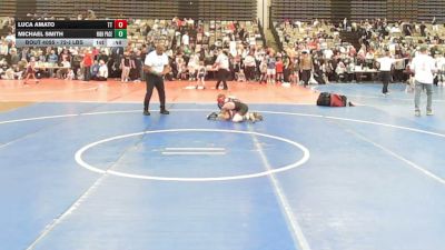 72-J lbs Consi Of 8 #2 - Luca Amato, Team Tugman vs Michael Smith, High Pace Wrestling Club