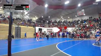 105 lbs Champ. Round 1 - Sophie Medley, Portage High School vs Aubree Peters, Chesterton