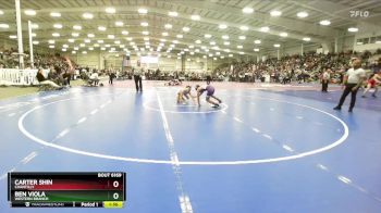 6-106 lbs Quarterfinal - Carter Shin, Chantilly vs Ben Viola, Western Branch