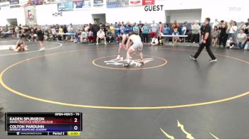 70 lbs Round 2 - Kaden Spurgeon, Nikiski Freestyle Wrestling Club vs Colton Parduhn, Interior Grappling Academy