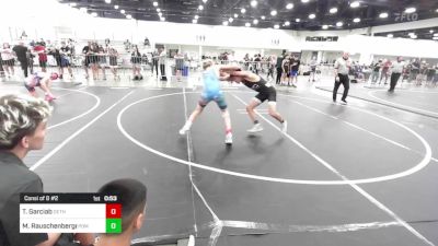 116 lbs Consi Of 8 #2 - Tyler Garciab, Dethrone WC vs Mason Rauschenberger, Pomona Elite