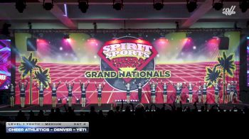 Cheer Athletics - Denver - YET1 [2026 L1 Youth - Medium Day 2] 2026 Spirit Sports Grand Nationals