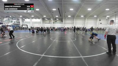 92 lbs Quarterfinal - Annalyse Shannon, Plymouth vs Jane Anderson, Newtown