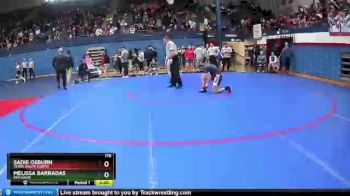 170 lbs Quarterfinal - Sadie Osburn, Terre Haute North vs Melissa Barradas, Ben Davis