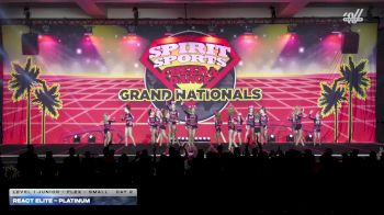React Elite - Platinum [2026 L1 Junior - Flex - Small Day 2] 2026 Spirit Sports Grand Nationals