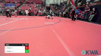 70 lbs 3rd Place - Eli Rabe, Piedmont vs Jax Gates, Ponca City Wildcat Wrestling