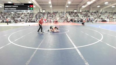 120 lbs Consi Of 64 #1 - Anthony Sarcia, CT vs Enzo Fabrizio, CO