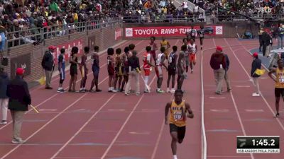 High School Boys' 4x400m Relay Philly Public, Event 552, Finals 1