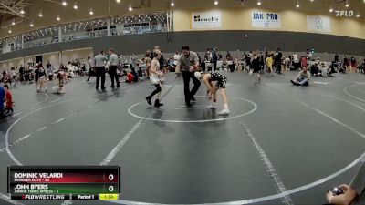 76 lbs Round 2 (6 Team) - Dominic Velardi, Brawler Elite vs John Byers, Junior Terps Xpress