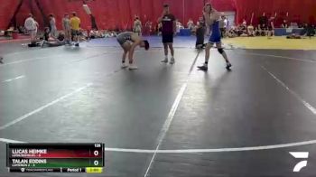 126 lbs Round 3 (4 Team) - Lucas Heimke, Lena/Bonduel vs Talan Eddins, Cameron 2