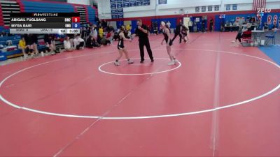 110 lbs Finals (2 Team) - Abigail Fuglsang, Simpson (2) vs Myra Bair, Wisconsin - Oshkosh
