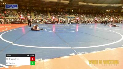 58 lbs Round Of 64 - Oscar Ormond, Pinning Pythons vs Ren Tse, Greater Heights Wrestling