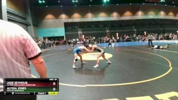 126 lbs Champ. Round 2 - Alyssa Jones, Rancho Bernardo vs Jade Seymour, La Pine High School Wrestling