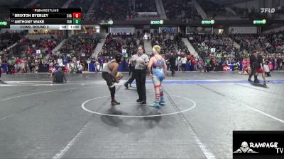 150 lbs Cons. Round 2 - Brixton Byerley, Chanute vs Anthony Wake, Turner