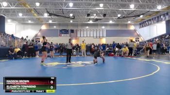 152 lbs Quarterfinal - Madison Brown, Pontotoc High School vs Elizabeth Townsend, Oak Grove High School
