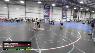 110 lbs Rd# 5- 3:45pm Friday Final Pool - Emma Mantei, Team Michigan vs Merrill Jacobson, SELECT Utah