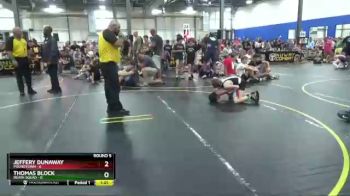 72 lbs Round 5 (6 Team) - JEFFERY DUNAWAY, Poundtown vs Thomas Block, Death Squad