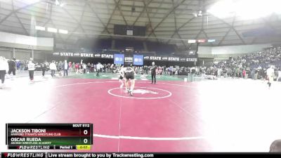 165 lbs Cons. Semi - Jackson Tiboni, Hanford Tyrants Wrestling Club vs Oscar Rueda, Ascend Wrestling Academy