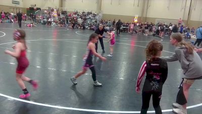 60 lbs Rr Rnd 2 - Maeve Fernald, Die Hard Wrestling vs Riverose Brown, Not Plain Jane's - Purple