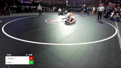 160 lbs Consi Of 4 - Jake Honey, Bakersfield (CS) vs Shaiden Carr, Oak Ridge (SJ)