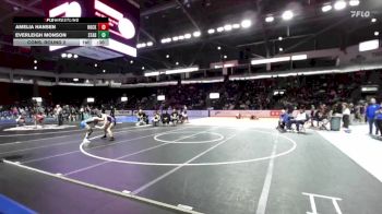 Girls 115 lbs Cons. Round 2 - Everleigh Monson, Stadium (Girls) vs Amelia Hansen, Hockinson (Girls)