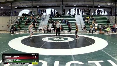 126 lbs Champ. Round 2 - Matthew O`Neill, Malvern Prep vs Joseph Cooper, St. Frances Academy