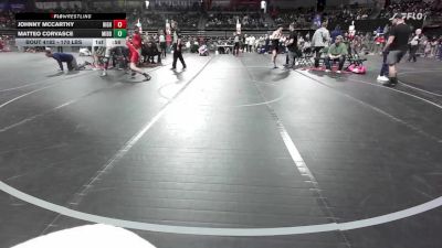 170 lbs Quarterfinal - Johnny McCarthy, High Point vs Matteo Corvasce, Middletown South