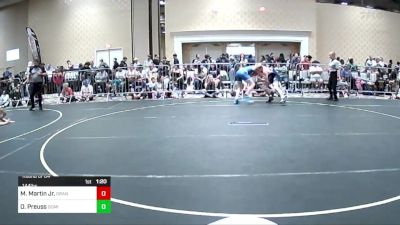 144 lbs Round Of 64 - Michael Martin Jr., Grants Pass WC (GPWC) vs Ozzie Preuss, Dominator WC