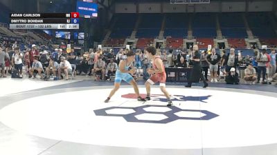 132 lbs Cons. Rd Of 32 - Aidan Carlson, Minnesota vs Dmytro Bohdan, New Jersey