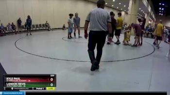 220 lbs Round 8 (10 Team) - Kyle Paul, D1 Wrestling Academy vs Landon Revis, Alpha Wrestling