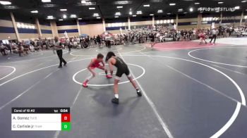 106 lbs Consi Of 16 #2 - Aaron Gomez, Tucson Cyclones vs Curtis Carlisle Jr, Team Aggression