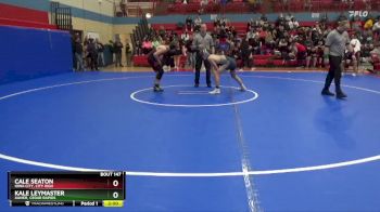 132 lbs Semifinal - Cale Seaton, Iowa City, City High vs Kale Leymaster, Xavier, Cedar Rapids