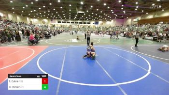 98 lbs Semifinal - Thomas Zubia, Peterson Grapplers vs Dylan Parker, Atc