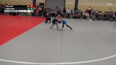 55 lbs Cons. Round 4 - Dax Luft, Simley Wrestling Club vs Enzo Ruth, Braham Warriors