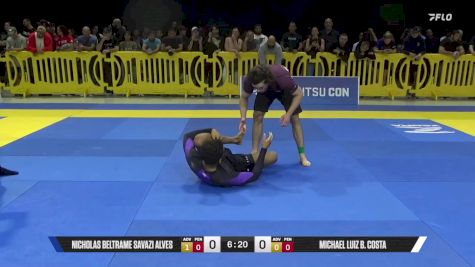 Michael Luiz B. Costa vs Nicholas Beltrame Savazi Alves 2025 Pan IBJJF Jiu-Jitsu No-Gi Championship