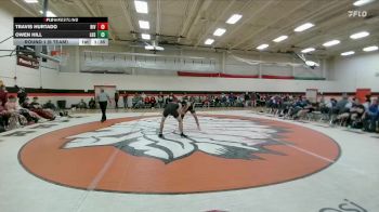165 lbs Round 1 (6 Team) - Travis Hurtado, Riverton vs Owen Hill, Lovell High School