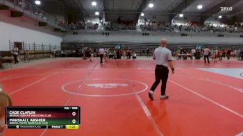 65B Champ. Round 1 - Marshall Abshier, Odessa Youth Wrestling Club vs Cade Claflin, Nevada Tiger Pit Wrestling Club