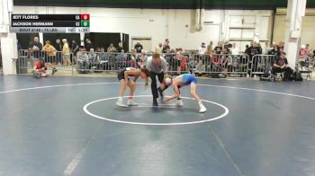 75 lbs Round Of 32 - Jett Flores, CA vs Jackson Hermann, KS