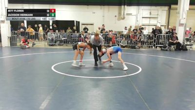 75 lbs Round Of 32 - Jett Flores, CA vs Jackson Hermann, KS