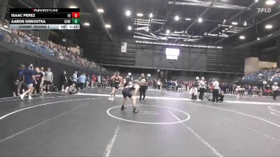 133 lbs Champ. Round 1 - Isaac Perez, Friends University vs Aaron Ohnoutka, Concordia (Neb.)