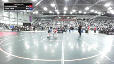 57 kg Cons. Sub-rd Of 32 - Alexis Foscone, Wyoming Seminary vs Bella Amen, Montana